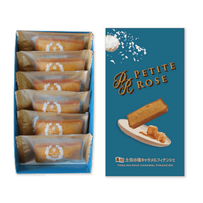 PETITE ROSE 土佐の塩キャラメルフィナンシェ 6個入