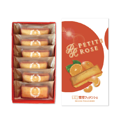 PETITE ROSE 蜜柑フィナンシェ 6個入