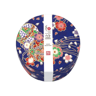 ボール 和三盆くす玉 小缶 友禅 青